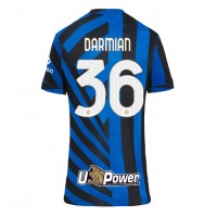 Camisa de time de futebol Inter Milan Matteo Darmian #36 Replicas 1º Equipamento Feminina 2024-25 Manga Curta